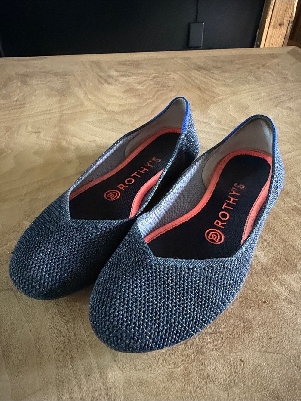 Rothy’s The Flat Retired Metallic Lattice Size 6.5 - Picture 8 of 8